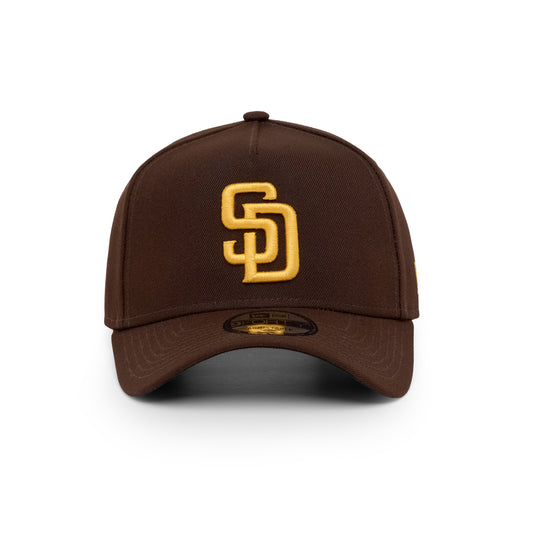 9FORTY A-Frame San Diego Padres Basic Team Brown Snapback