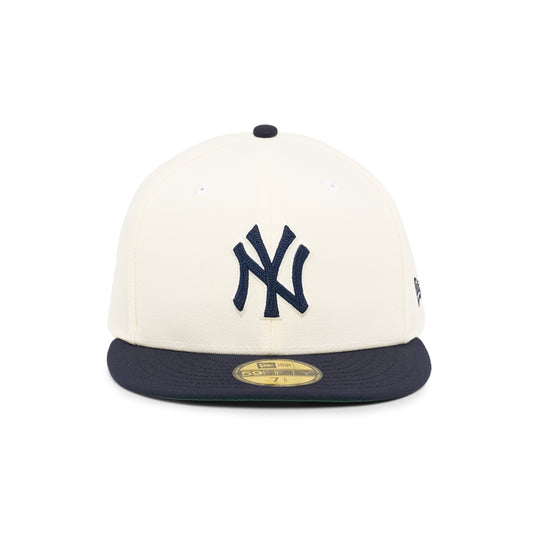 59FIFTY New York Yankees 2-Tone Chrome White Navy Fitted