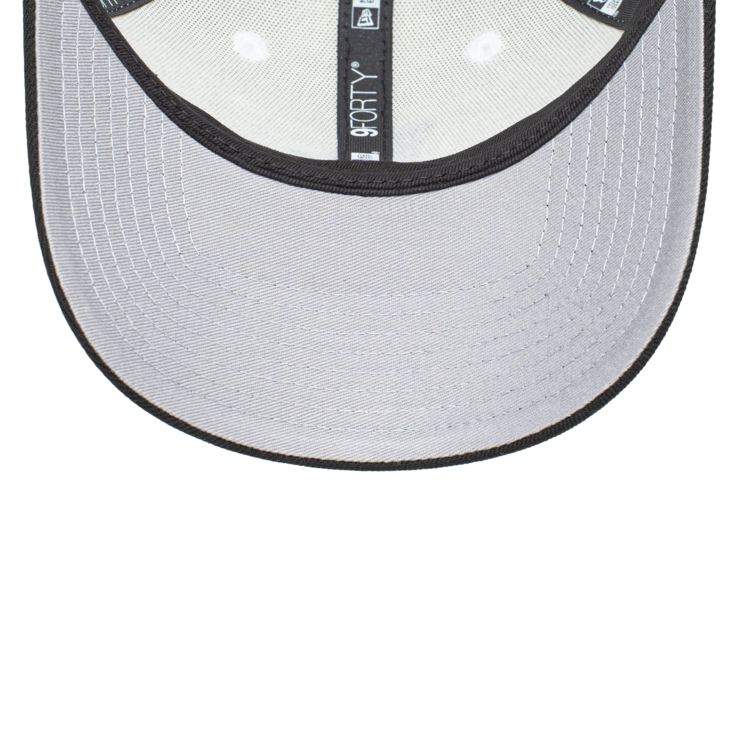 9FORTY Los Angeles Dodgers World Series Champions 2024 2-Tone Black Visor Chrome White Snapback
