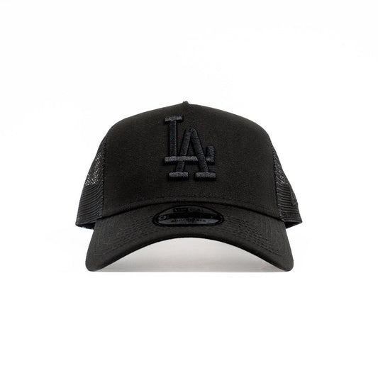 9FORTY A-Frame Trucker Los Angeles Dodgers Black Snapback