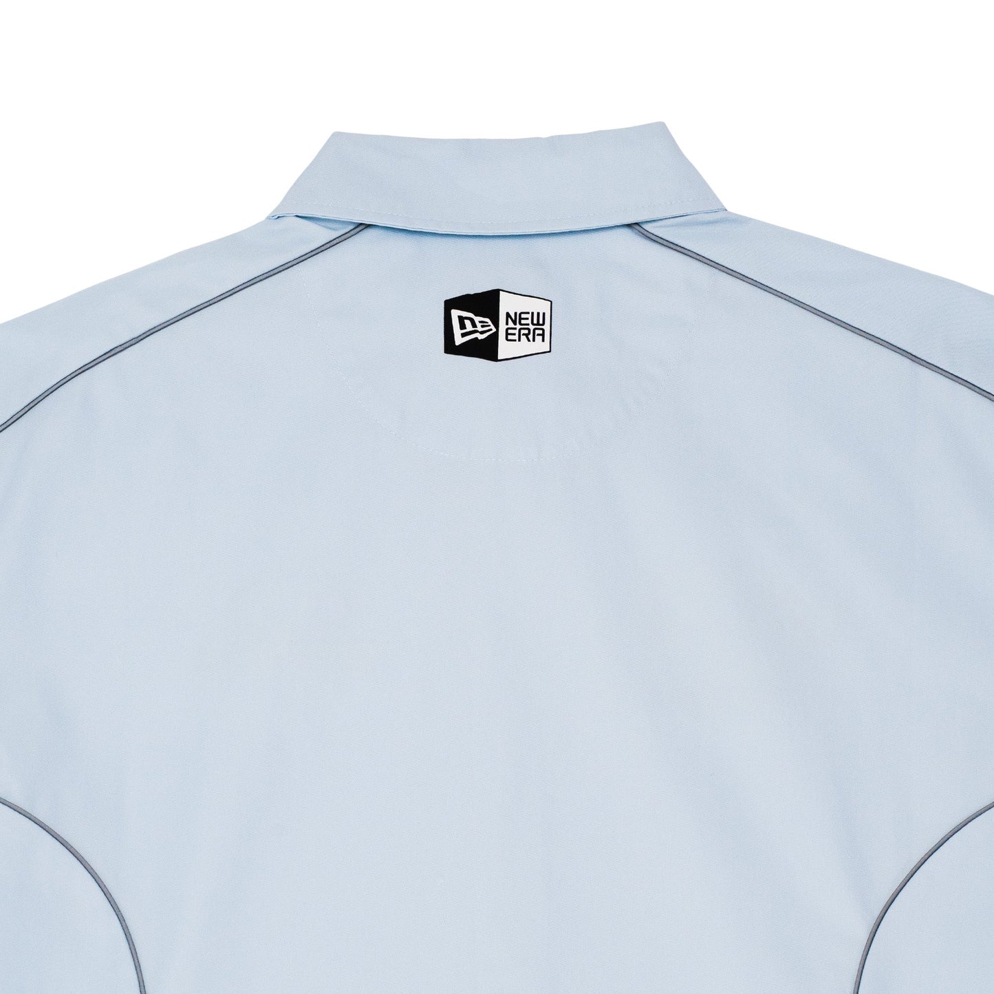 New Era Racing Light Blue Short Sleeve Woven Shirt