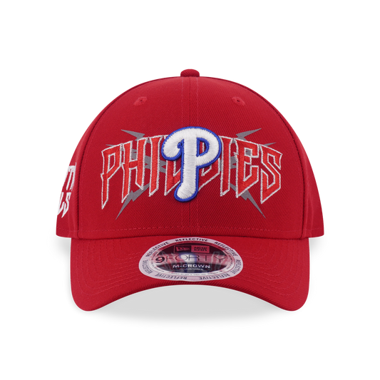 9FORTY M-Crown Philadelphia Phillies Rebellious Resistance Scarlet Adjustable