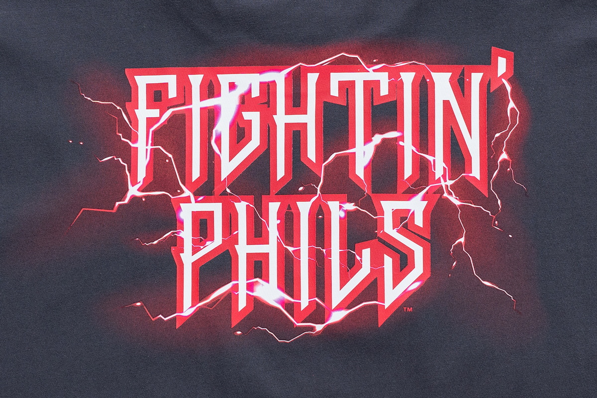 Philadelphia Phillies Rebellious Resistance Graphite Short Sleeve T-Shirt