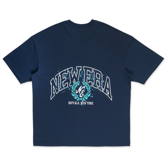 New Era Street Class Oceanside Blue Oversized Short Sleeve T-Shirt