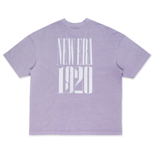 New Era 90S Vibe Washed Soft Lavender Oversized Short Sleeve T-Shirt