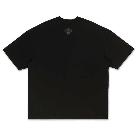 New York Knicks League Mix Black Oversized Short Sleeve T-Shirt