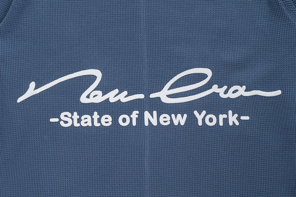 New Era Basic Muted Indigo Long Sleeve T-Shirt