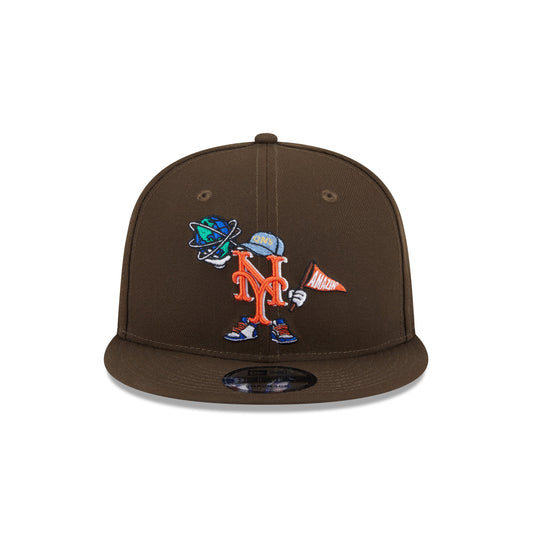 9FIFTY New York Mets MLB Cartoon Walnut Snapback
