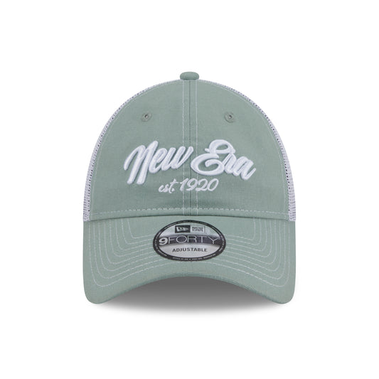 9FORTY Unstructured Trucker New Era Resort Everest Green Adjustable