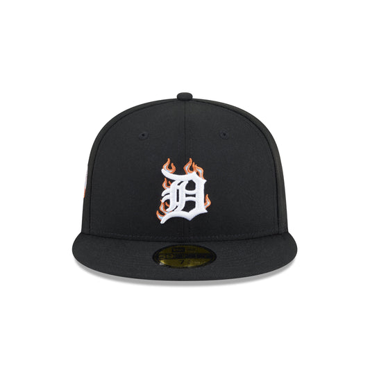 59FIFTY Detroit Tigers Fire Pack Black Fitted