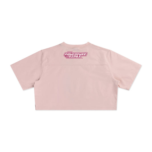 New Era x The Powerpuff Girls Women Pink American Football Crop Jersey