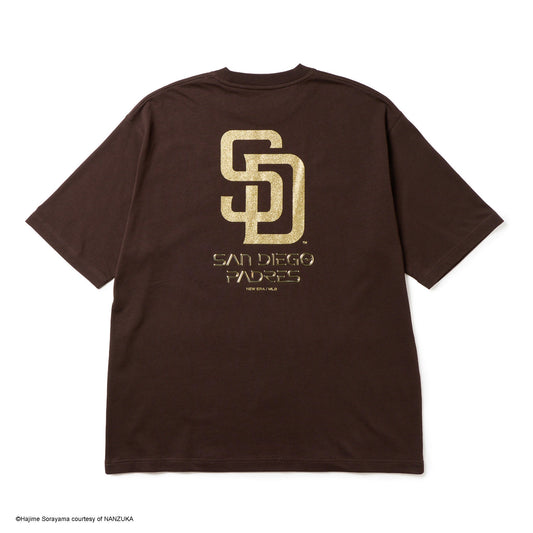 San Diego Padres New Era x MLB x Hajime Sorayama Brown Oversized Short Sleeve T-Shirt