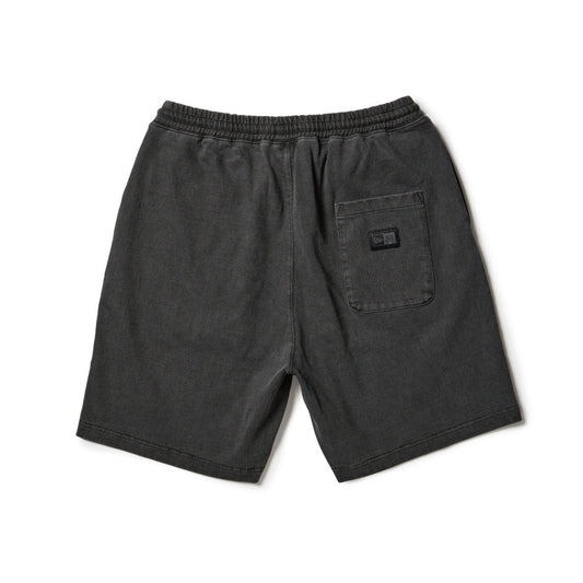 New Era Garment Dyed Heavyweight Cotton Charcoal Gray Shorts