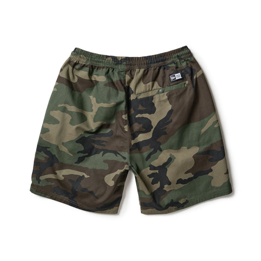 New Era Easy-Fit Woodland Camo Shorts