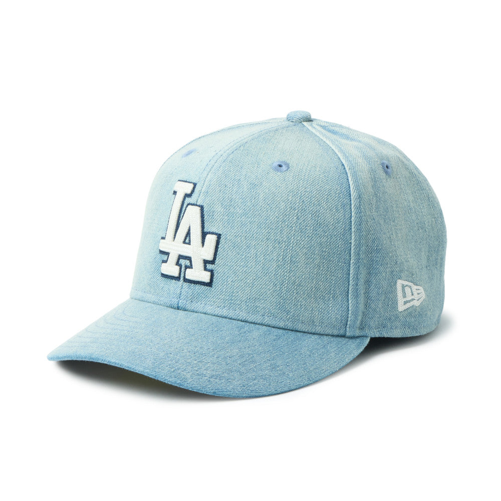59FIFTY Los Angeles Dodgers Chain Stitch Washed Denim Fitted – New
