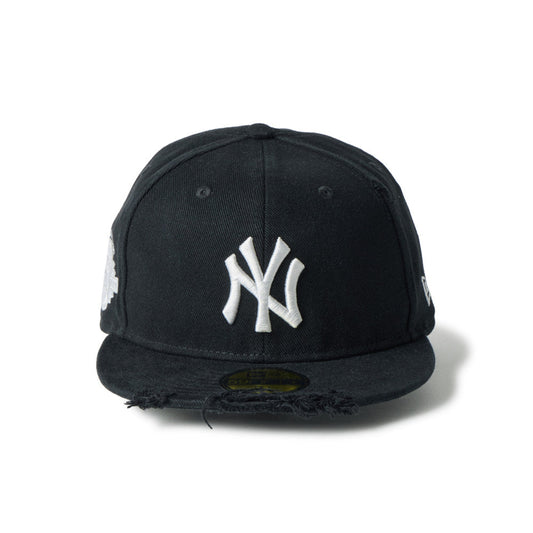 59FIFTY New York Yankees Damaged Twill Black Fitted