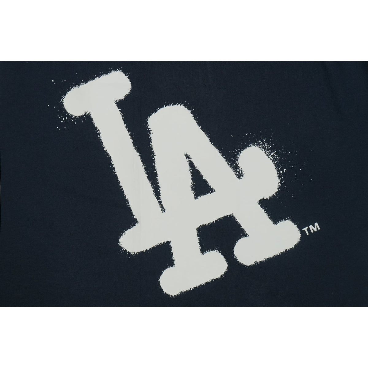 Los Angeles Dodgers Spray Paint Oceanside Blue Short Sleeve T-Shirt