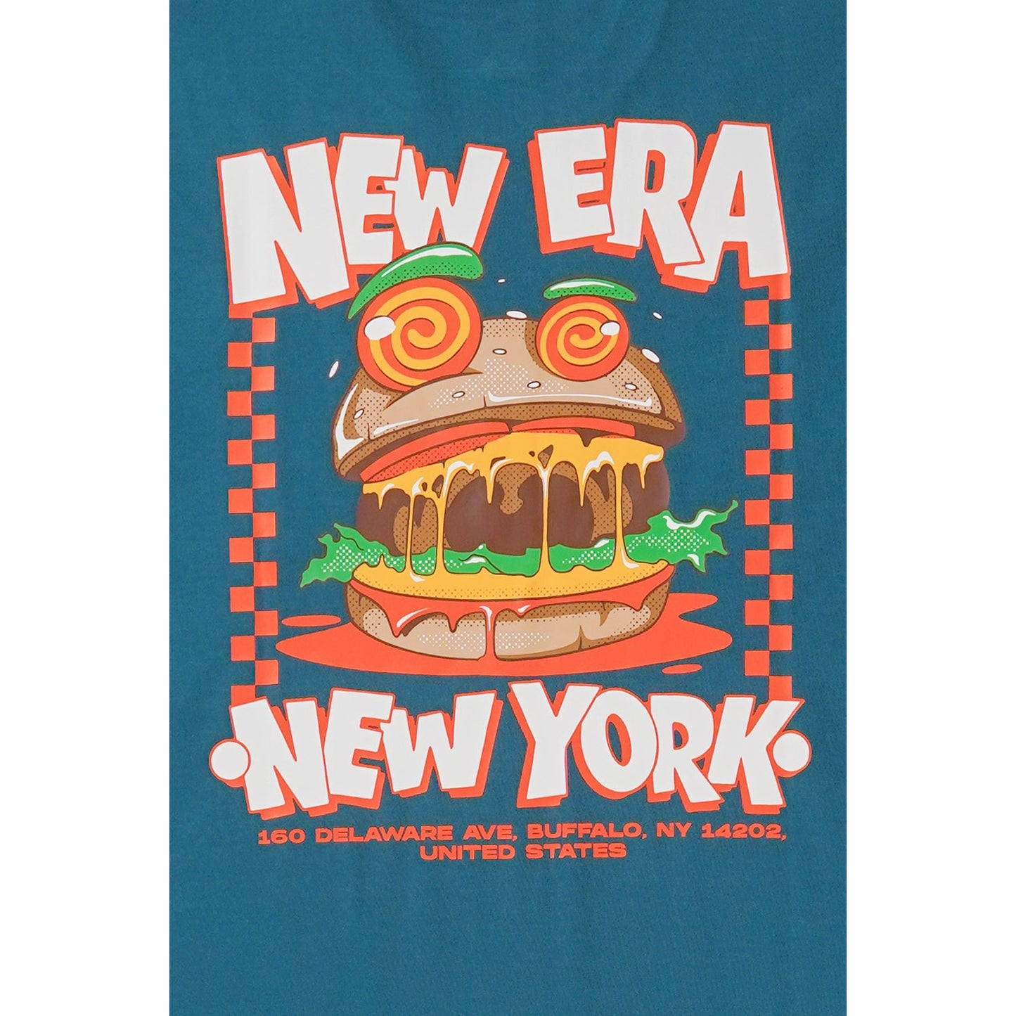 New Era Foodie Cadet Short Sleeve Blue T-Shirt