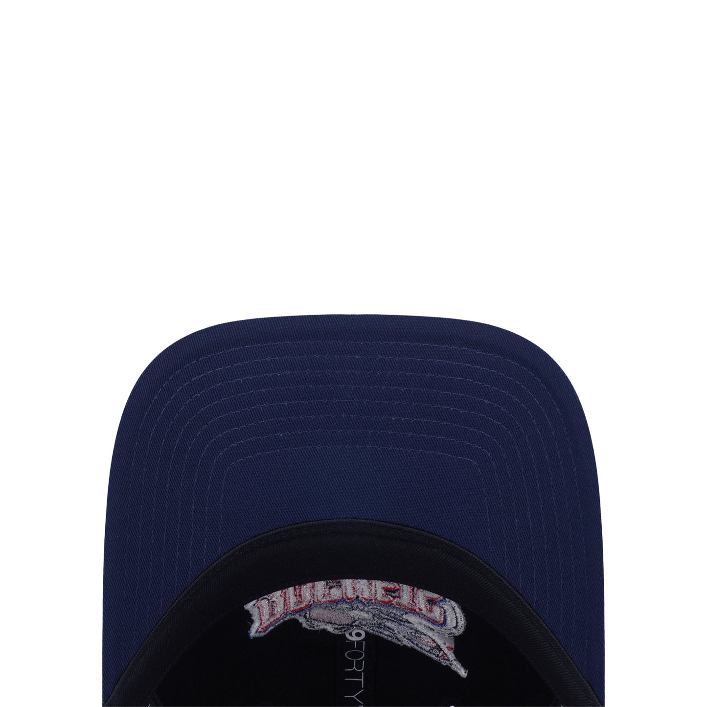 9FORTY Unstructured Houston Rockets NBA Hardwood Classics 2-Tone Oceanside Blue Visor Black Adjustable