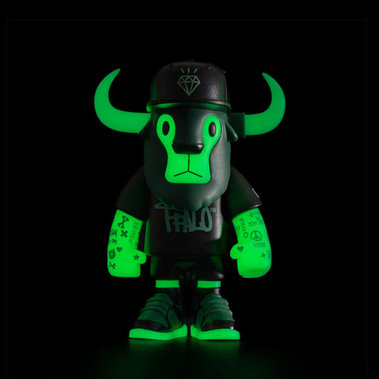 New Era 59FIFTY Day Glow-in-the-Dark FFALO Mini Buffalo Figurine 7cm