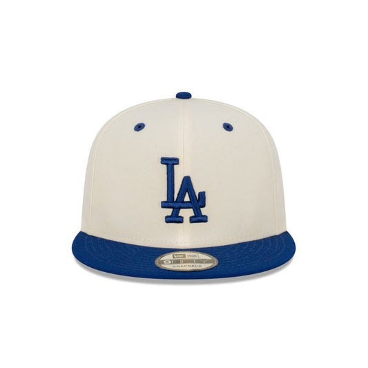 9FIFTY Los Angeles Dodgers 2-Tone Chrome White Snapback