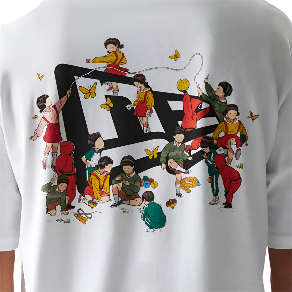 New Era x Netflix Squid Game Graphic White Short Sleeve T-Shirt