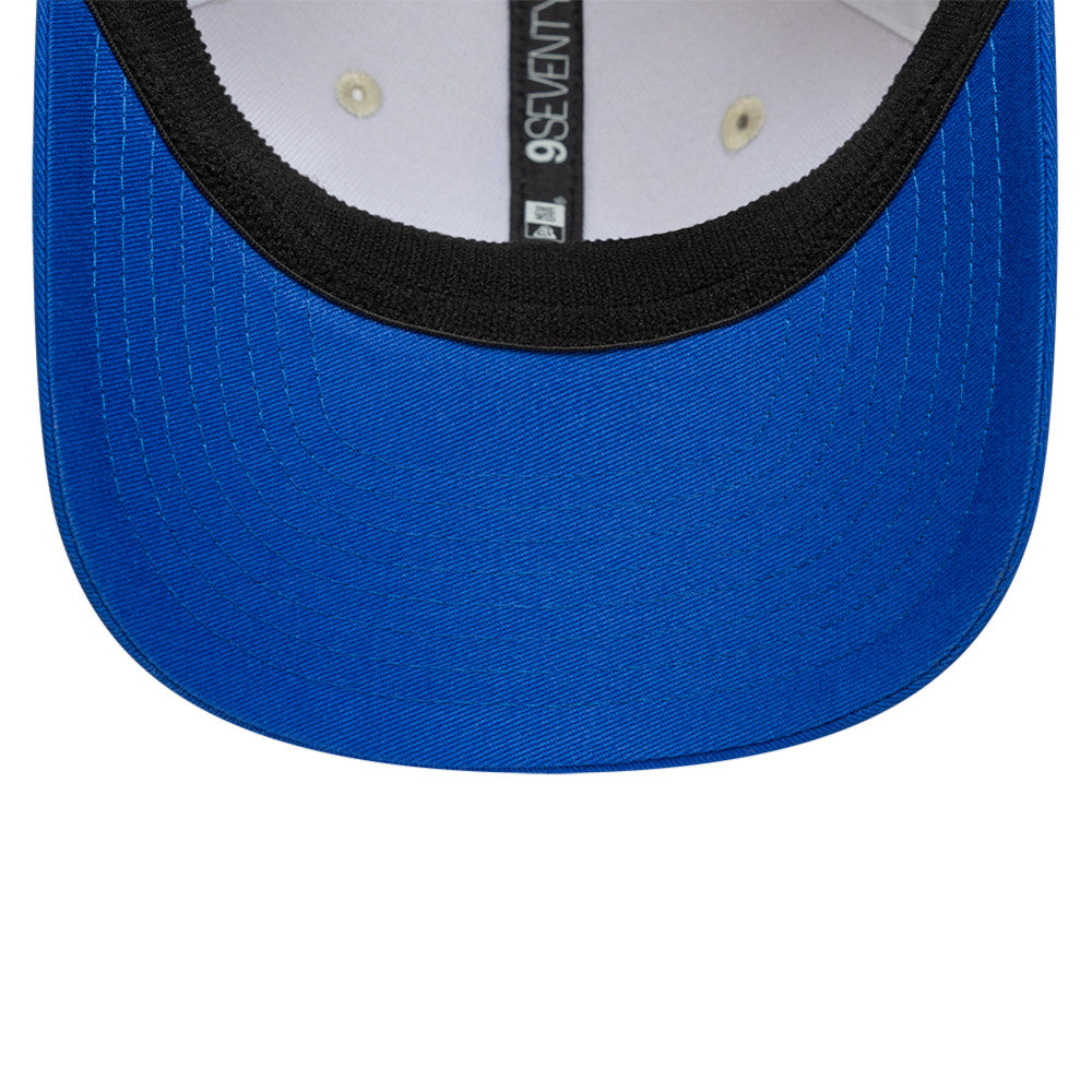 9SEVENTY Alpine Racing Contrast Visor Ivory Stretch Snapback