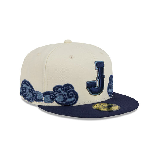 59FIFTY Japan World Baseball Classic Wave Chrome White Navy Fitted
