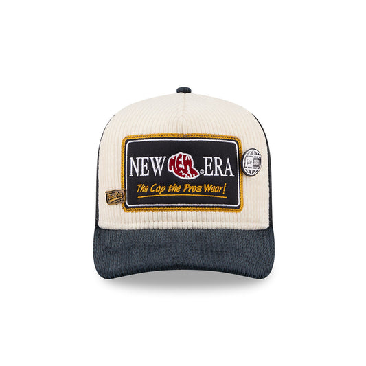 59FIFTY A-Frame Pre-Curved New Era 59FIFTYÂŽ Day 2-Tone Navy Visor Chrome White Fitted