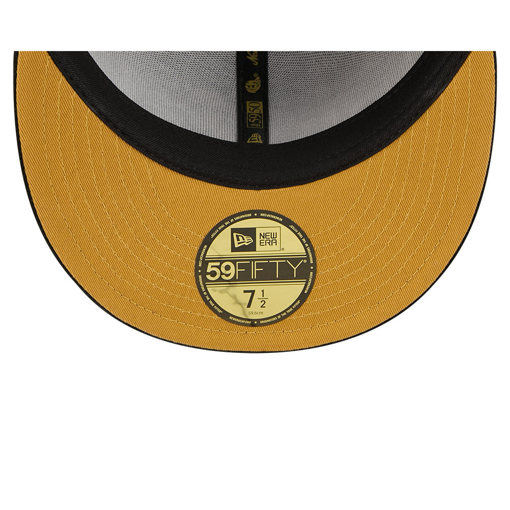 59FIFTY New Era 59FIFTY® Day Hollow Chainstitched Wordmark Velvet Black Fitted
