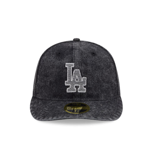 59FIFTY Low Profile Pre-Curved Los Angeles Dodgers 59FIFTYÂŽ Day Denim Black Fitted