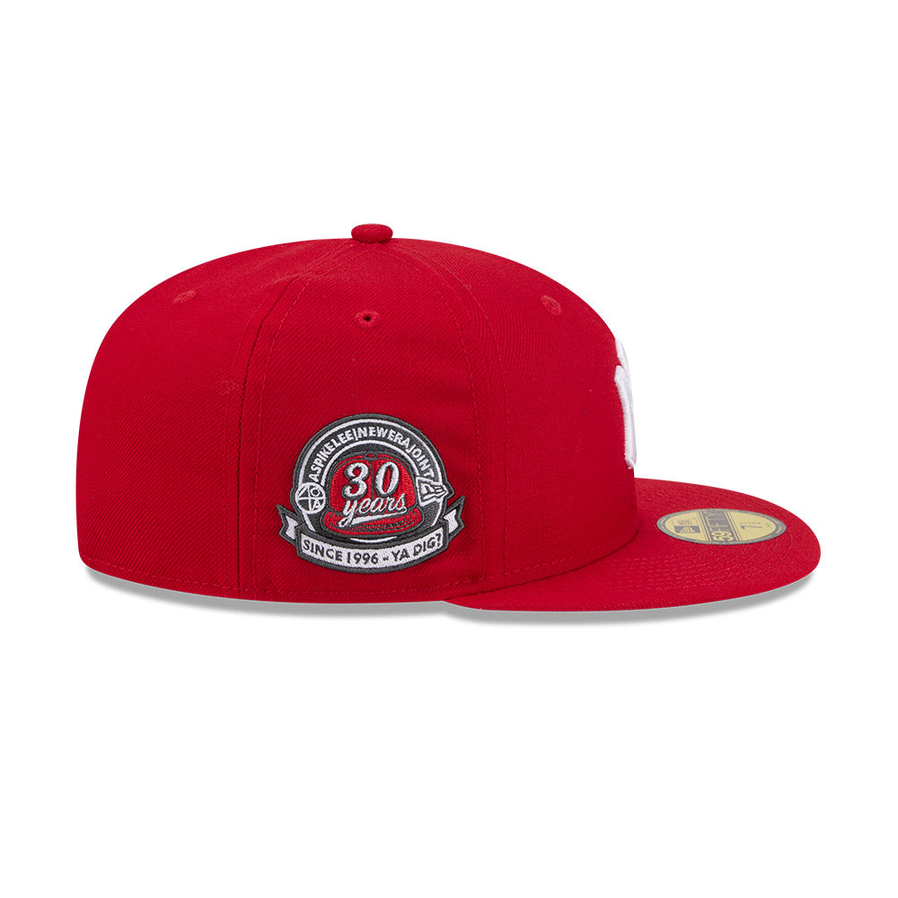 59FIFTY Spike Lee x New York Yankees x 30th Anniversary Wool Red Fitted