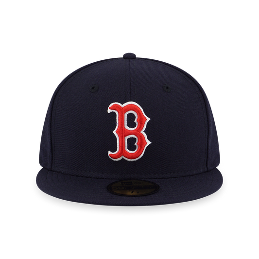 59FIFTY Boston Red Sox Navy Black Undervisor Fitted