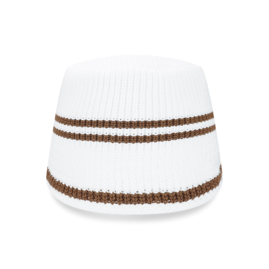 Ivory Knit Bucket