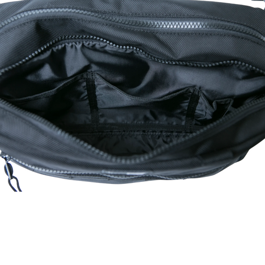 Square Black Waist Bag