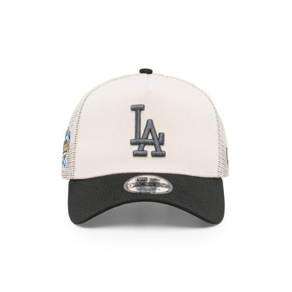 9FORTY A-Frame Trucker Los Angeles Dodgers Stone Snapback