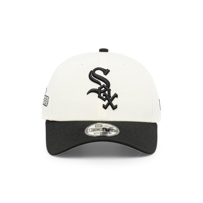 9FORTY Chicago White Sox World Series 2005 2-Tone Black Visor Chrome White Snapback
