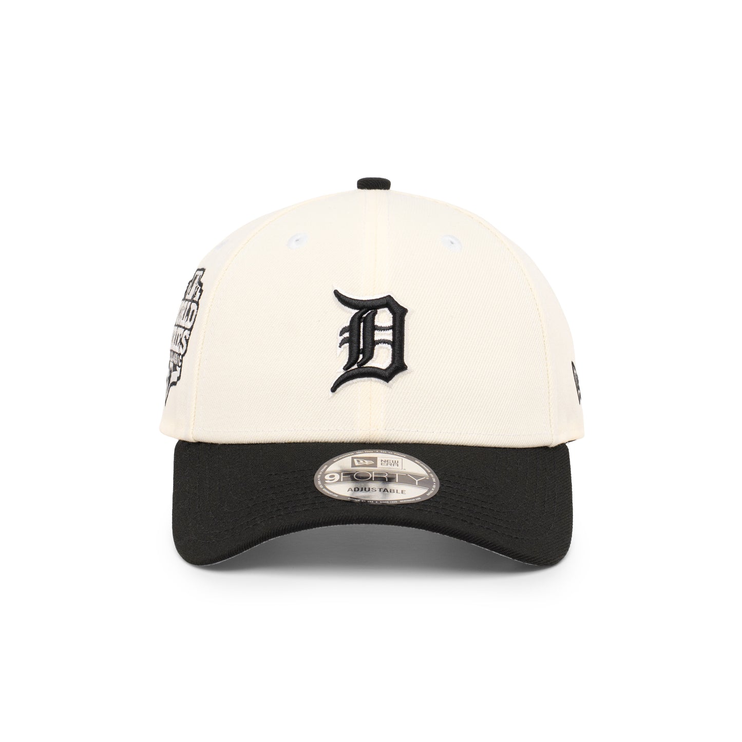 9FORTY Detroit Tigers World Series Fall 2012 Classic 2-Tone Black Visor Chrome Whit Snapback