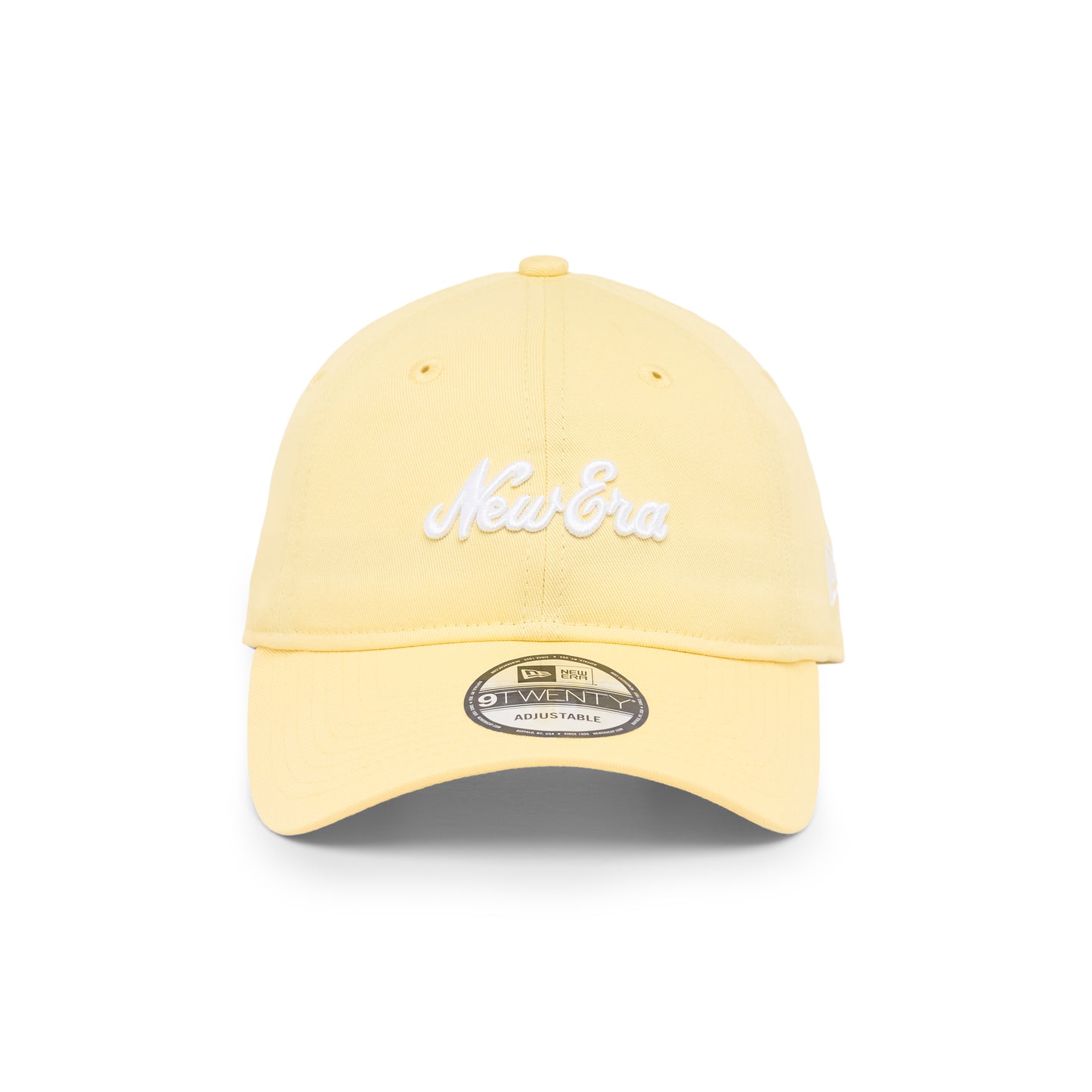 9TWENTY Script Logo Soft Yellow Adjustable