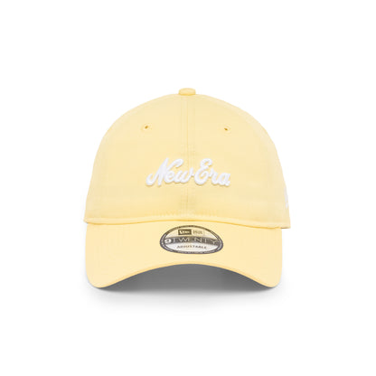 9TWENTY Script Logo Soft Yellow Adjustable