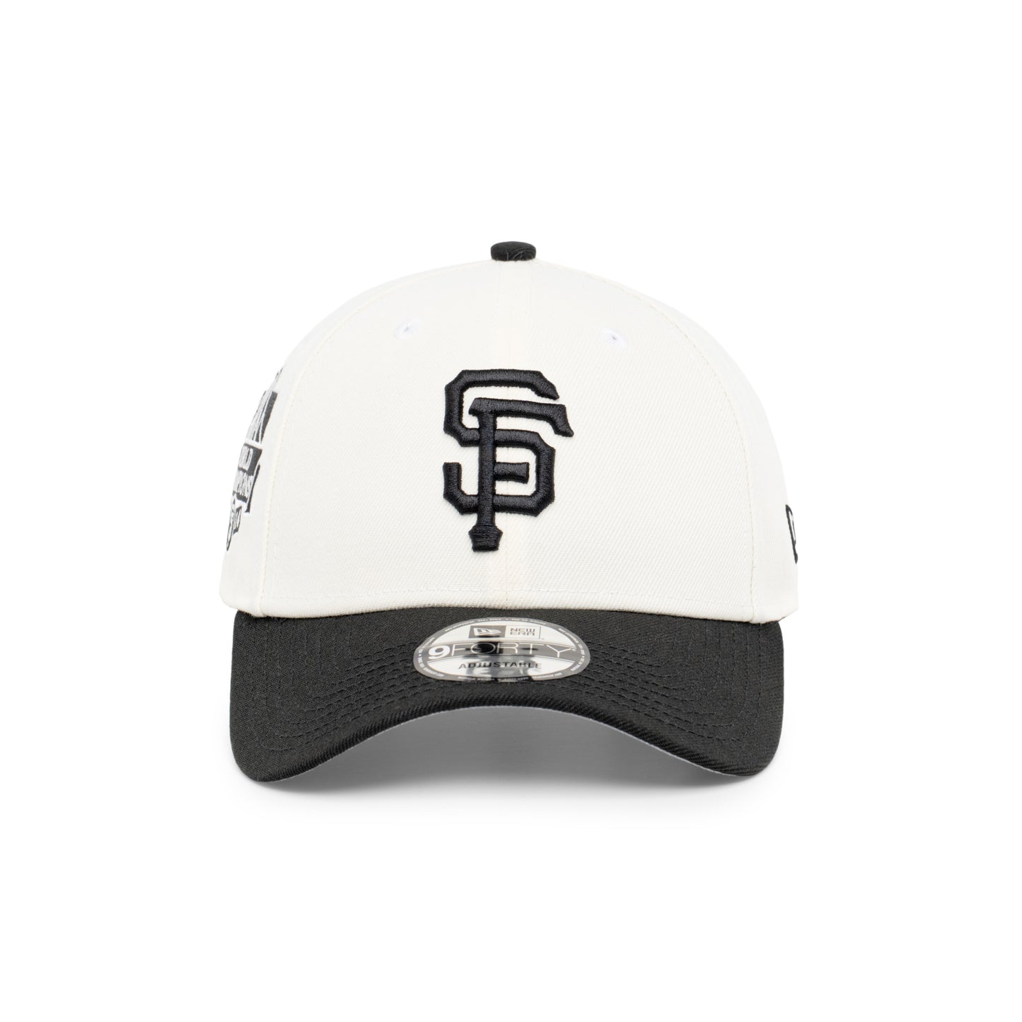 9FORTY San Francisco Giants World Champions 2014 2-Tone Black Visor Chrome White Snapback