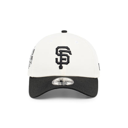9FORTY San Francisco Giants World Champions 2014 2-Tone Black Visor Chrome White Snapback