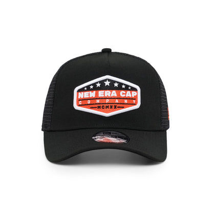 9FORTY A-Frame Trucker New Era Company Black Snapback