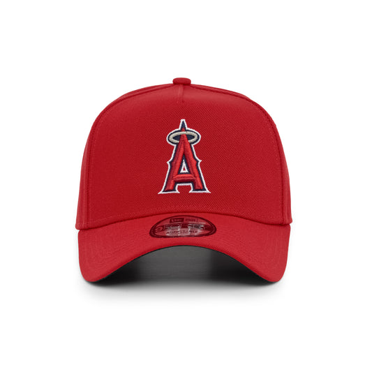 9FORTY A-Frame Los Angeles Angels Basic Team Red Scarlet Snapback