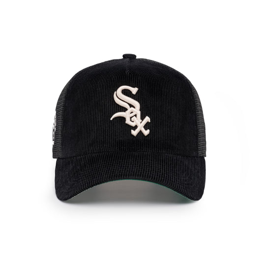 9FORTY A-Frame Trucker Chicago White Sox Comiskey Park Black Snapback
