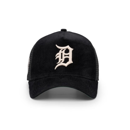 9FORTY A-Frame Trucker Detroit Tigers World Series Black Snapback