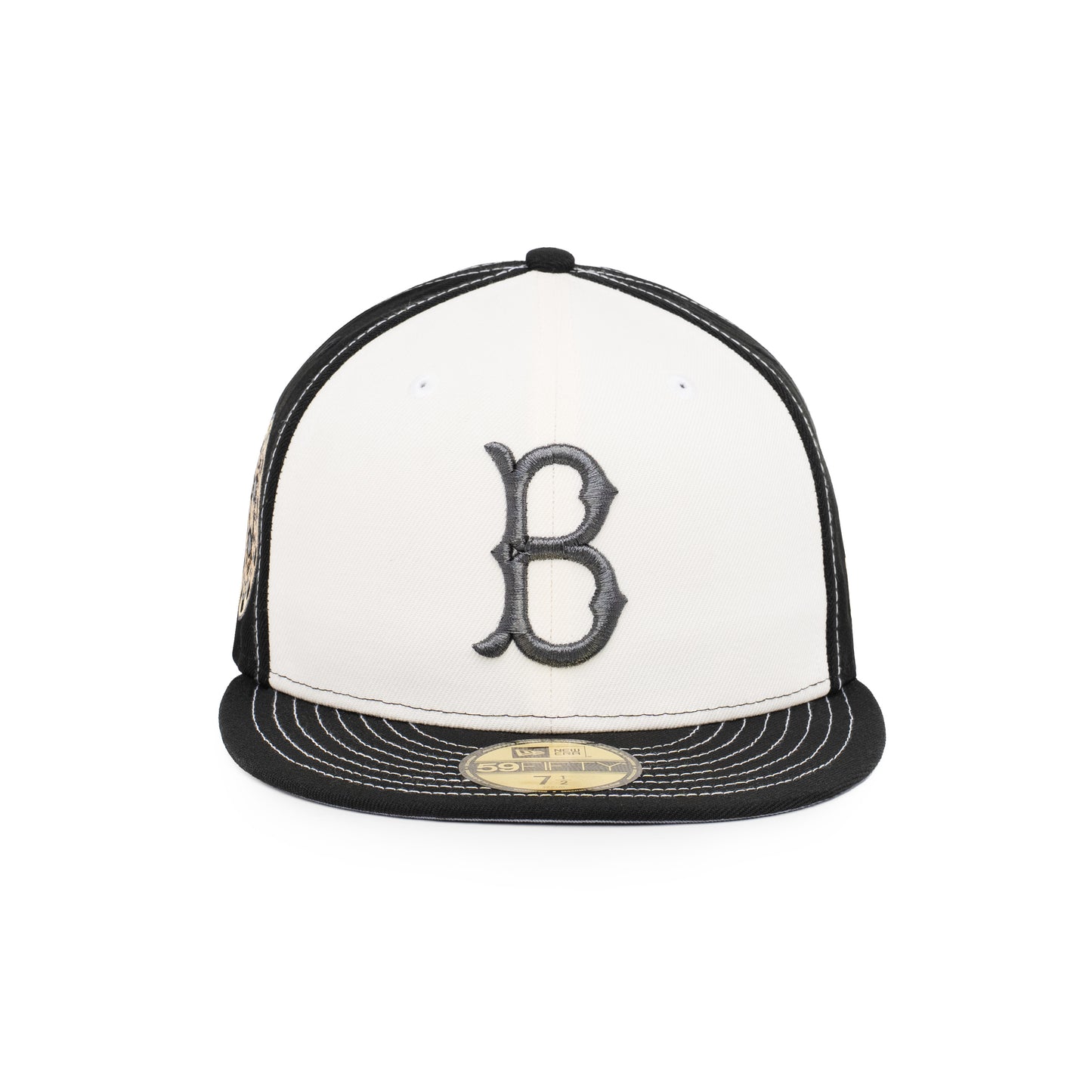59FIFTY Brooklyn Dodgers All Star Game 2-Tone Black Visor Chrome White Fitted