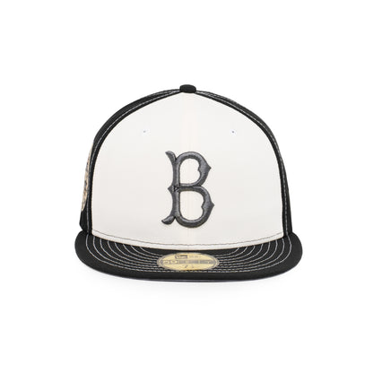 59FIFTY Brooklyn Dodgers All Star Game 2-Tone Black Visor Chrome White Fitted