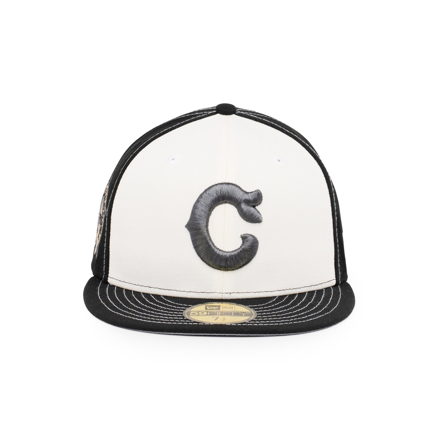 59FIFTY Cleveland Guardians All Star Game 2-Tone Black Visor Chrome White Fitted