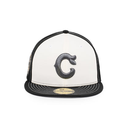 59FIFTY Cleveland Guardians All Star Game 2-Tone Black Visor Chrome White Fitted